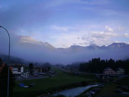 Pontresina - laaghangende wolken