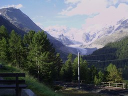 Berninaweg, Morteratsch gletsjer