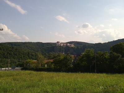 Uitzicht op het slot