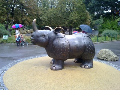 Dit is ook een neushoorn