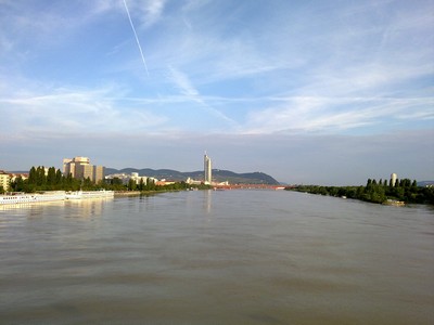 Uitzicht naar Leopoldsberg