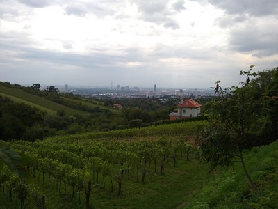 Uitzicht richting Wenen