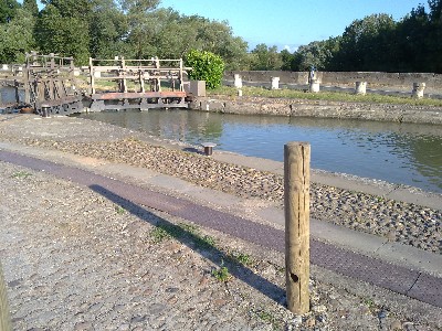 Sluizen in het Canal du Midi