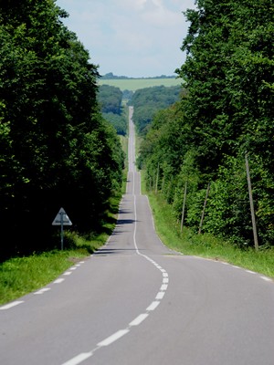 Eindeloos lange rechte wegen Eindeloos lange rechte wegen