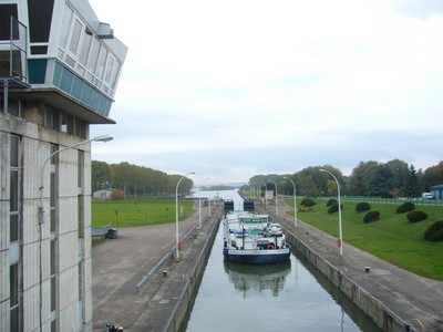 Sluizencomplex bij Koenigsmacker aan de Moezel