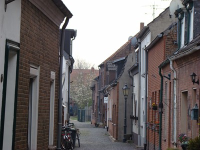 Smalle straatjes in Grieth