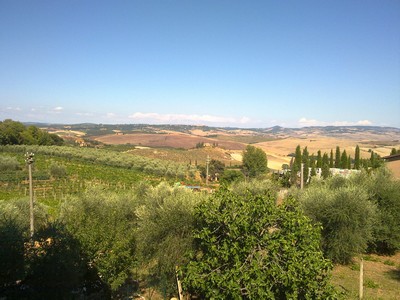 Uitzicht ter hoogte van San Quirico D&rsquo;Orcia