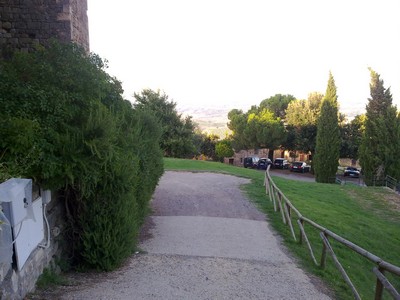 Het parkje rond de burcht