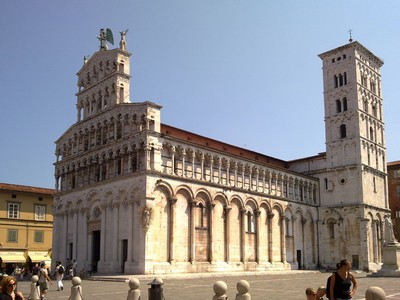 De katedraal van Lucca