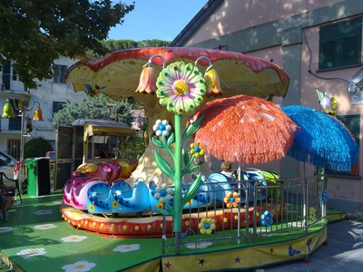 Bijzondere draaimolen, die ik later nog wel meer gezien heb