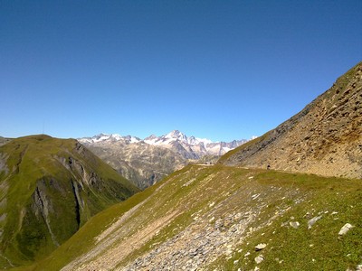 Op de Furka eerst even een stuk vlak