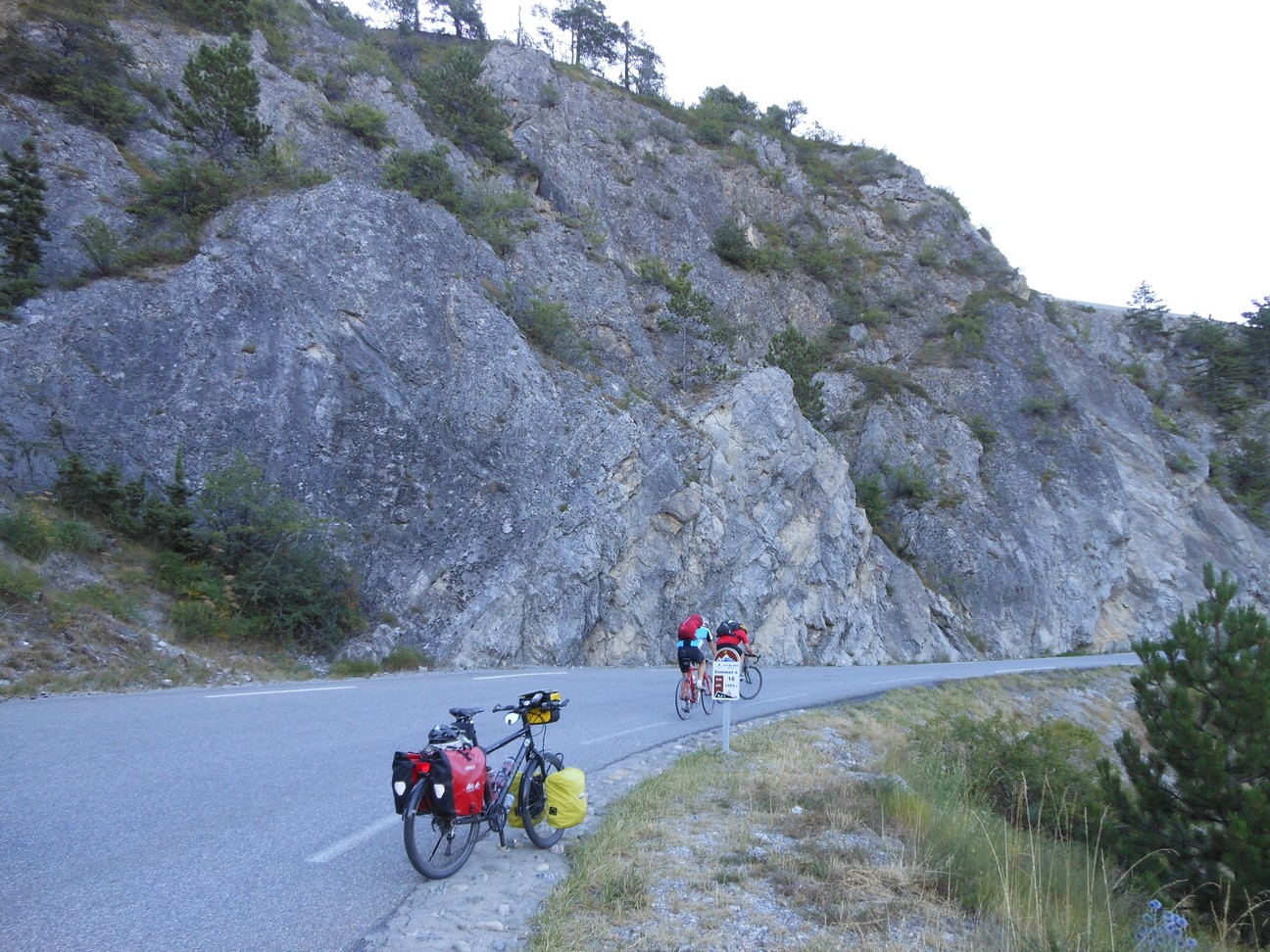 Op weg naar de Col de Vars