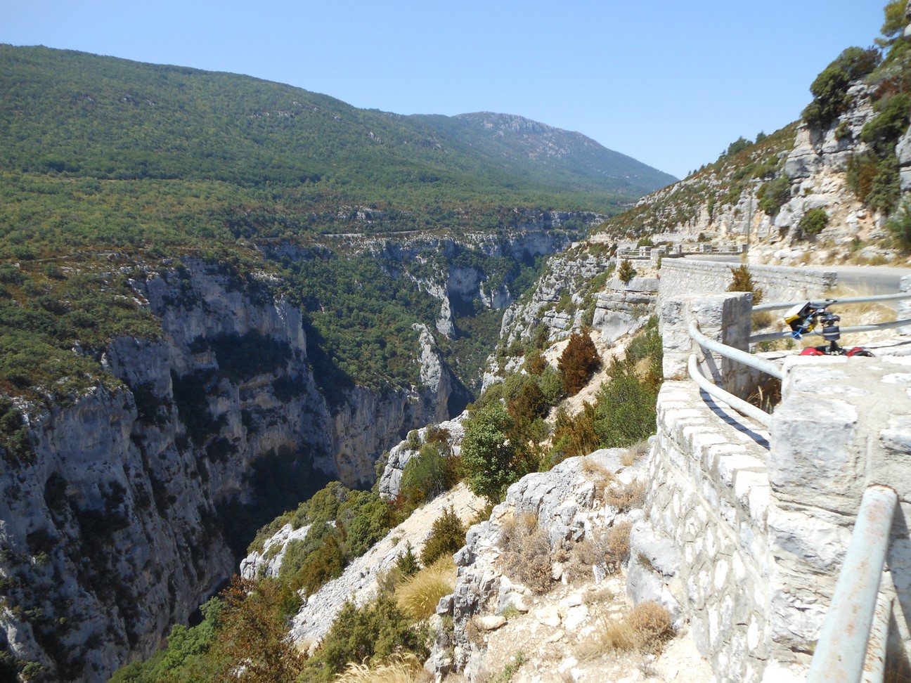 Het smalste deel van het ravijn